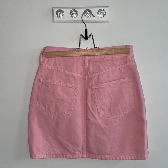 π 2 Time πHPπ NWOT Pink Denim Skirt - Picture 2 of 4